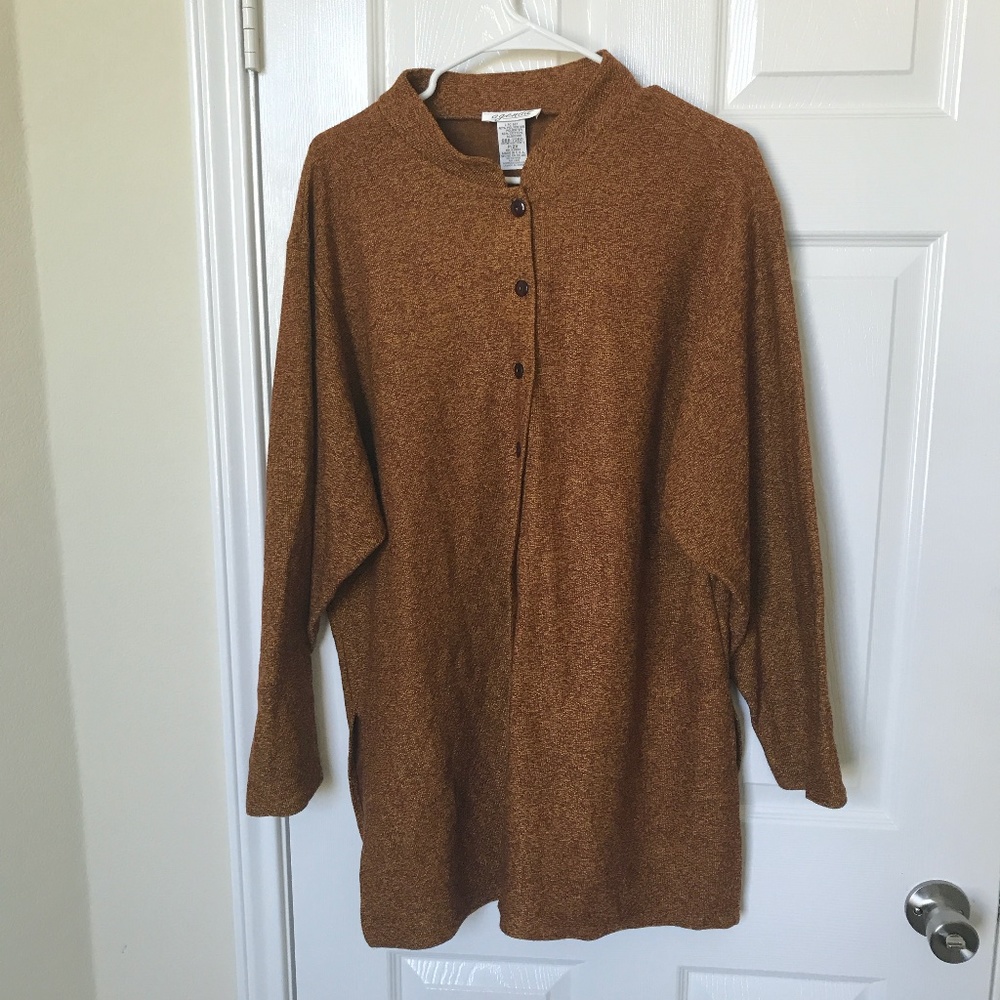 Agenda Burnt Orange Womens Jacket Size 2X